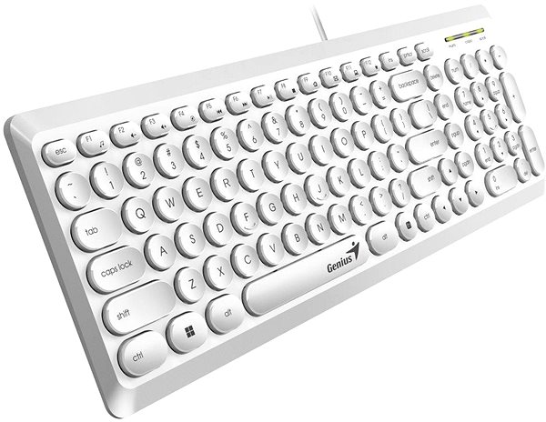 GENIUS klávesnica Slimstar Q200 White